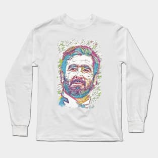 Eric Cantona  / The living legend - Abstract Portrait Long Sleeve T-Shirt